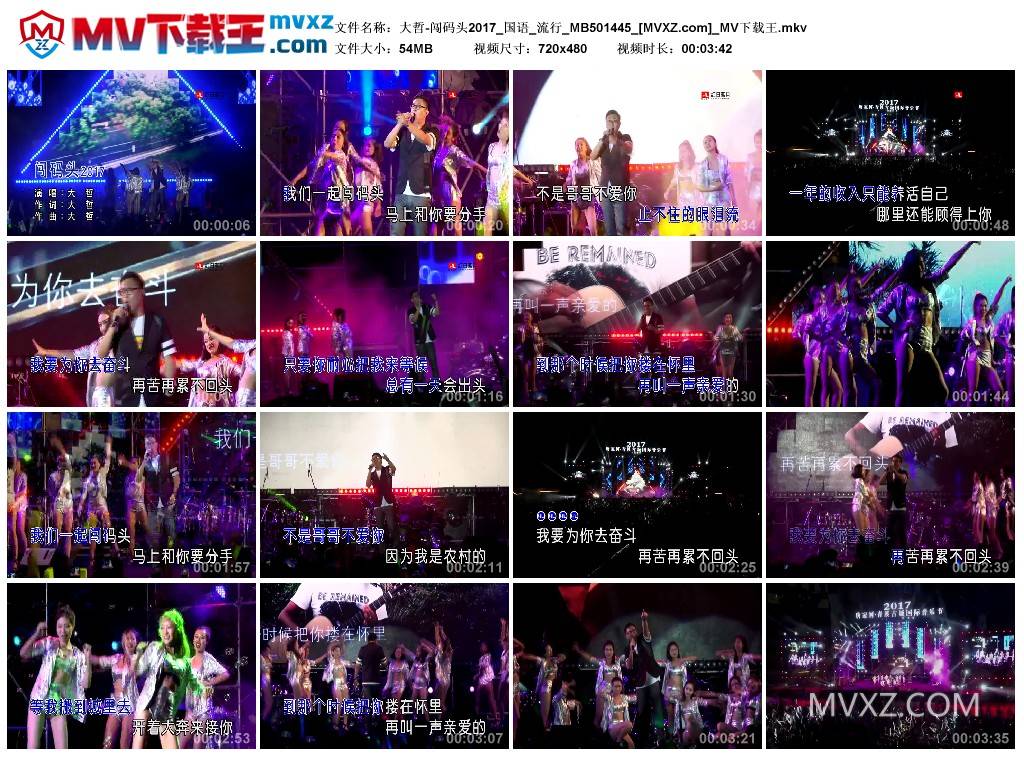 大哲-闯码头2017_国语_流行_MB501445